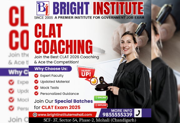 CLAT Coaching in Mohali at Edu Mohali​