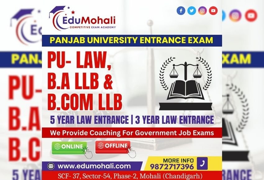 PU-LAW 5 YEAR INTEGRATED COURSE - Edu Mohali