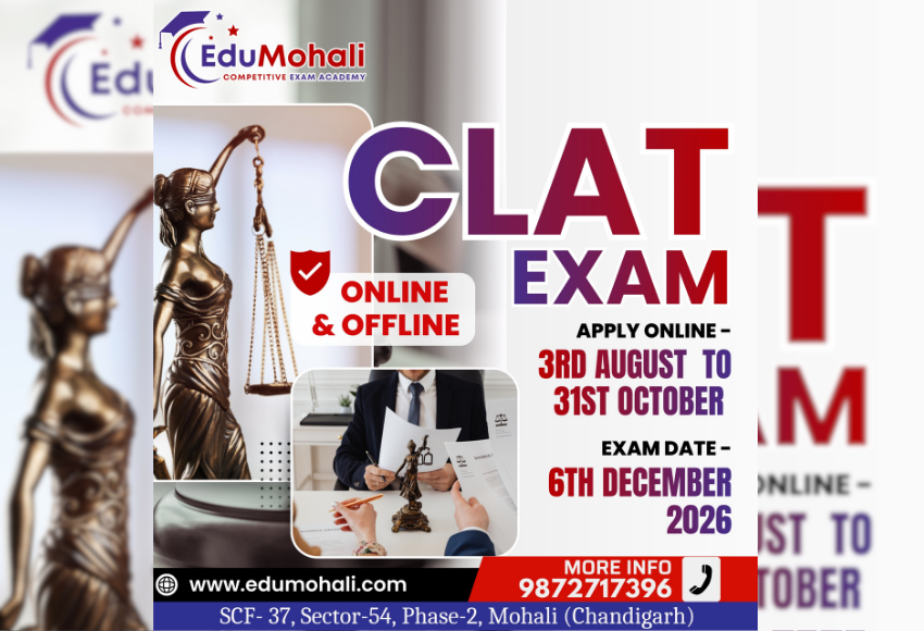 CLAT Exam 2027 Apply Online - Edu Mohali